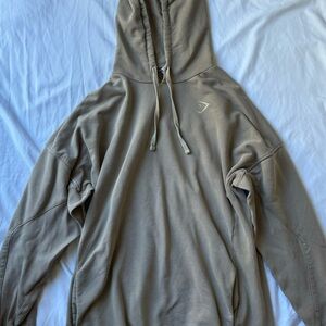 Tan Hoodie with Logo